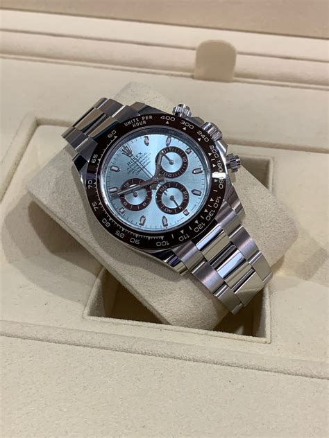 rolex daytona ice blue dial price|rolex 116506 retail price.